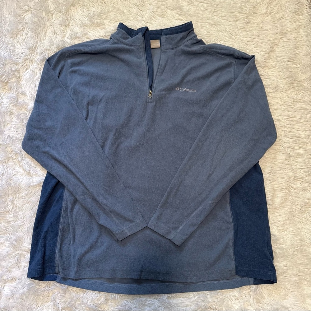 Columbia Men's Quarter Zip Pullover Top Size XXL